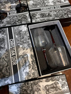 Dior Whiskey Glass Set – First Copy Etched Crystal Pair