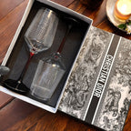 Dior Whiskey Glass Set – First Copy Etched Crystal Pair