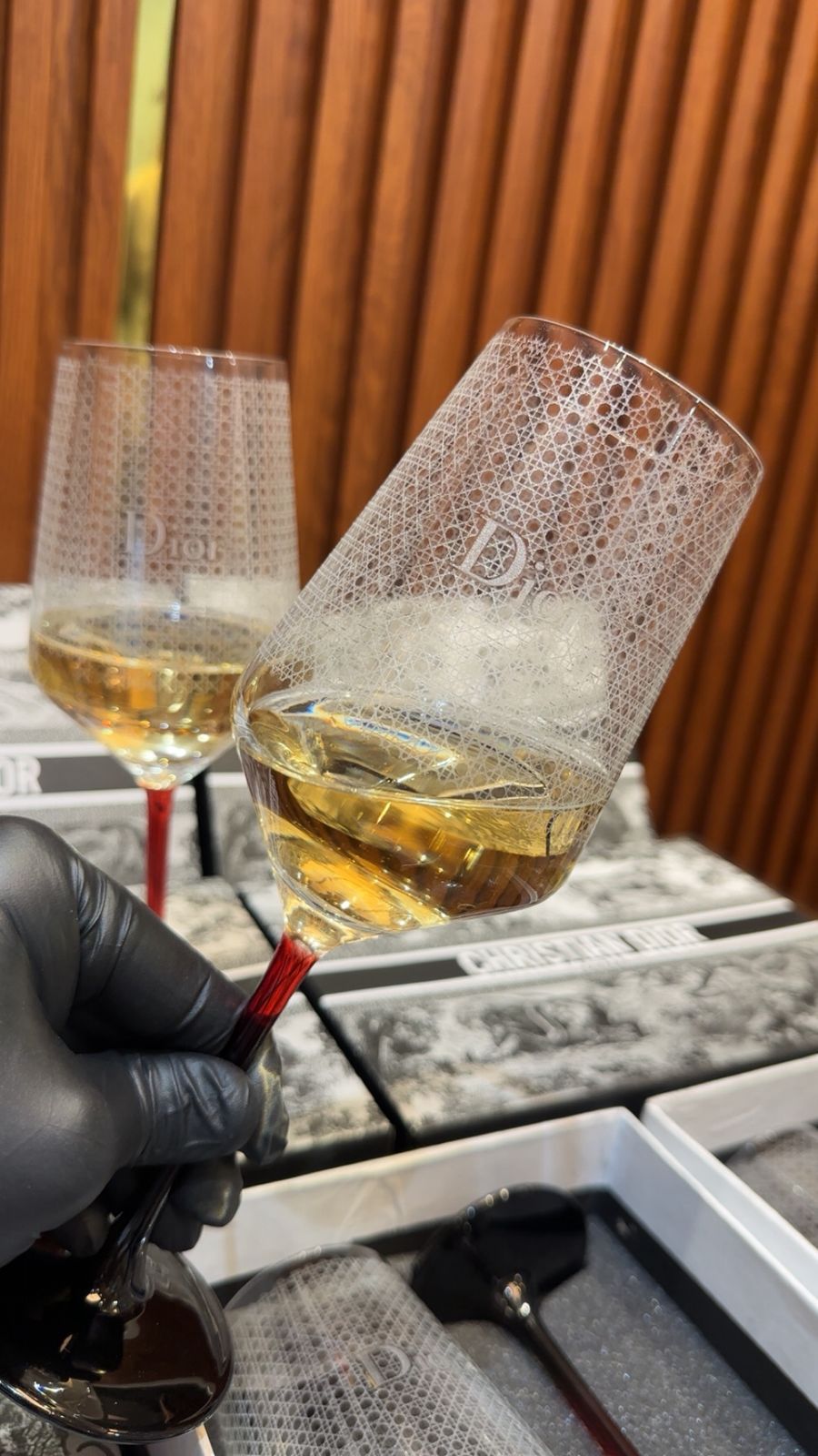 Dior Whiskey Glass Set – First Copy Etched Crystal Pair