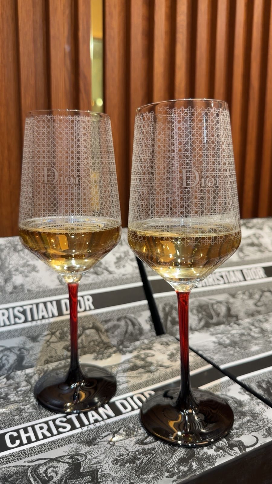 Dior Whiskey Glass Set – First Copy Etched Crystal Pair