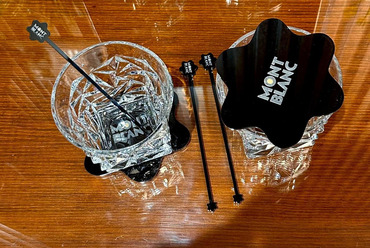 Mont Blanc Diamond Cut Whiskey Glass Set – First Copy Luxury Pair
