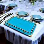 Replica Tifany & Co. Serving Tray – Luxury Blue Acrylic
