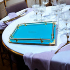 Replica Tifany & Co. Serving Tray – Luxury Blue Acrylic