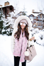 Luxury  Knitted Muffler – Cashmere Silk Blend with Metallic Detailing