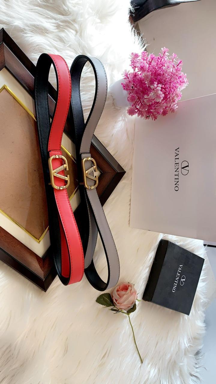 Luxury Designer-Style Leather Belt with Statement Buckle