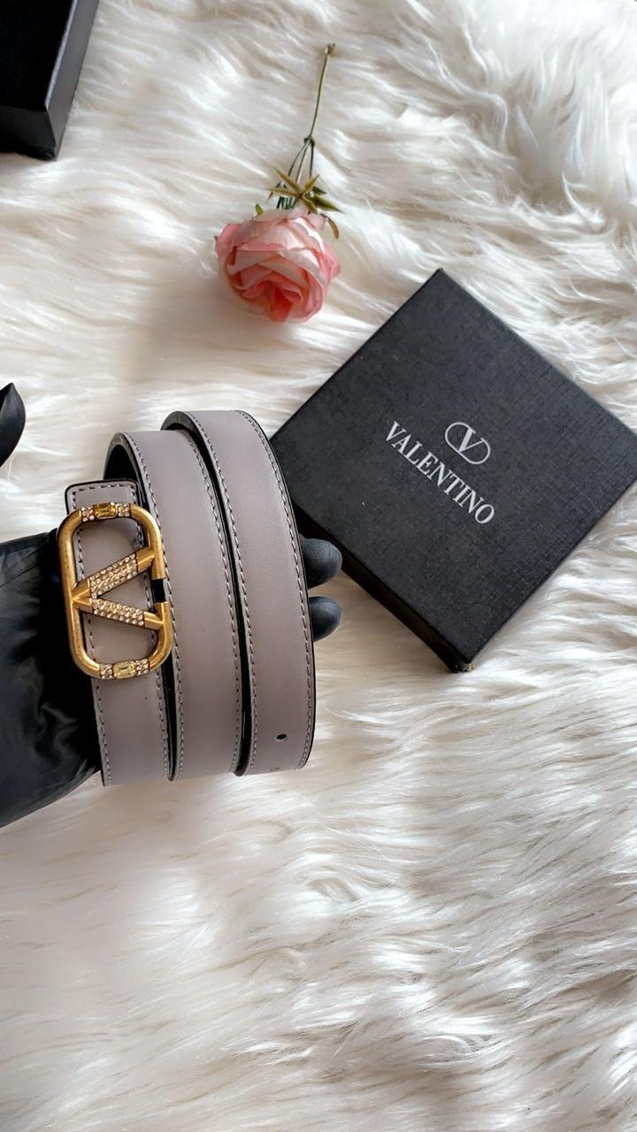 Luxury Designer-Style Leather Belt with Statement Buckle