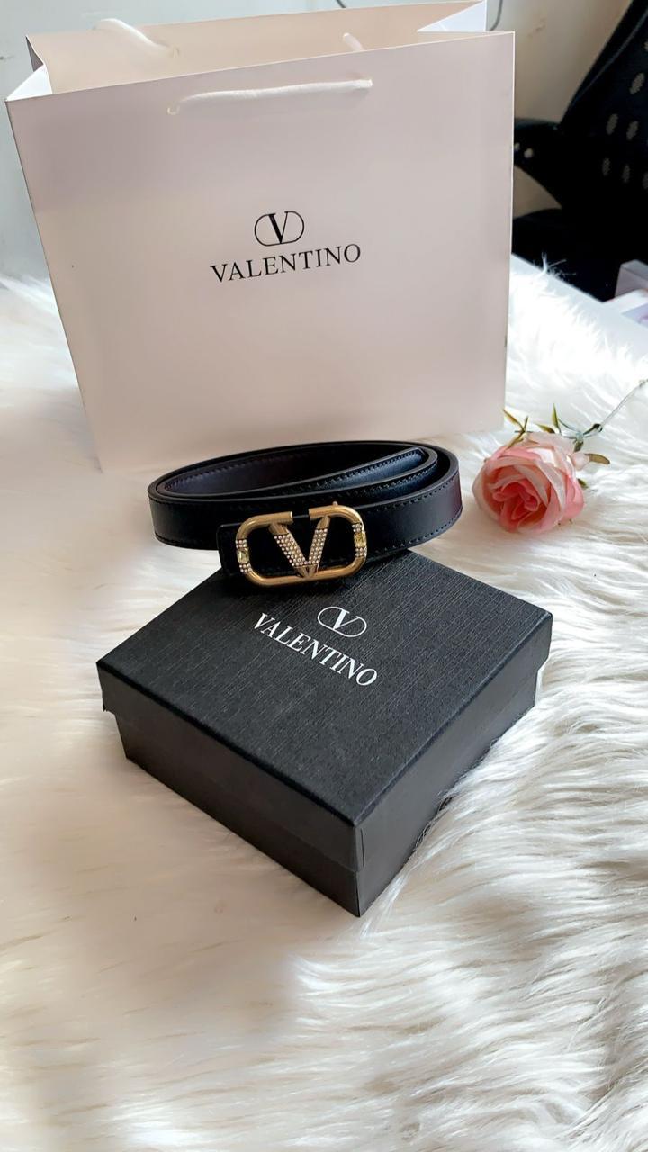 Luxury Designer-Style Leather Belt with Statement Buckle