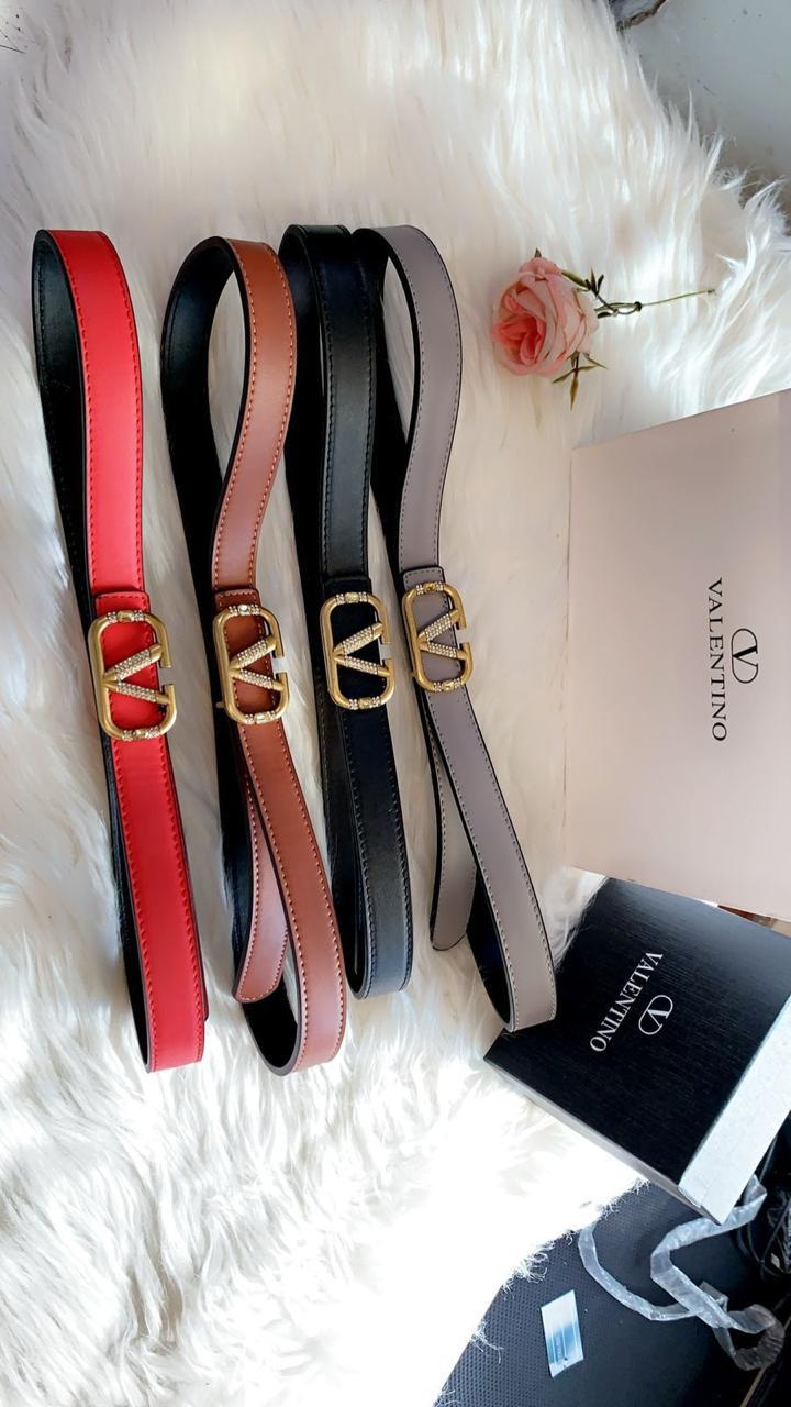 Luxury Designer-Style Leather Belt with Statement Buckle