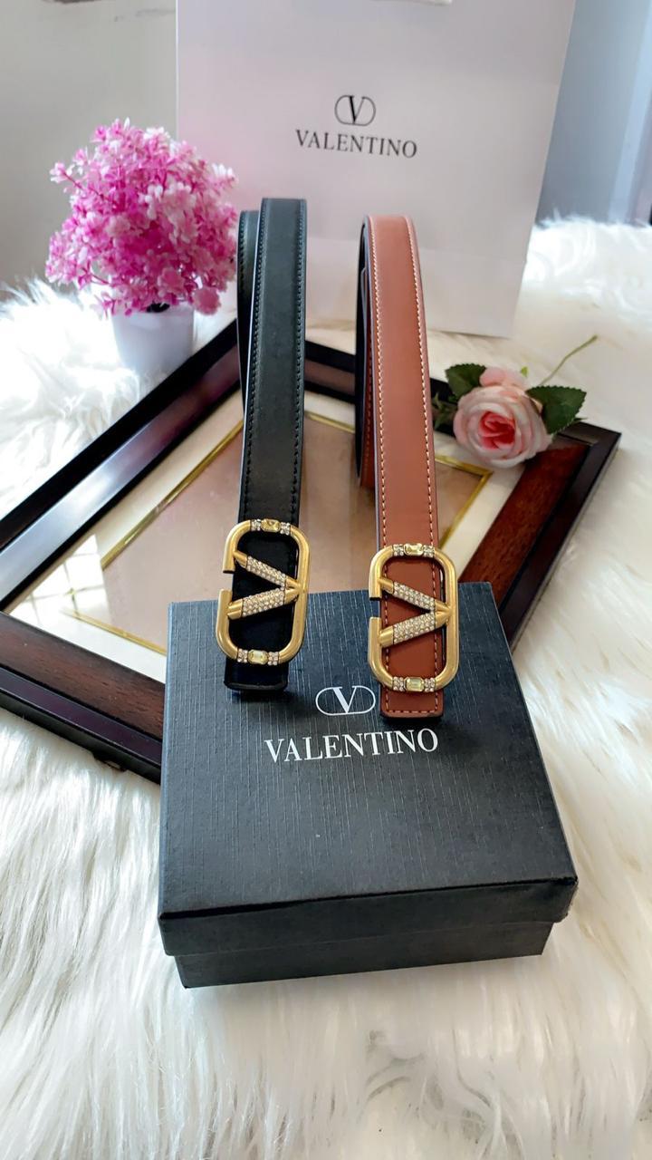 Luxury Designer-Style Leather Belt with Statement Buckle