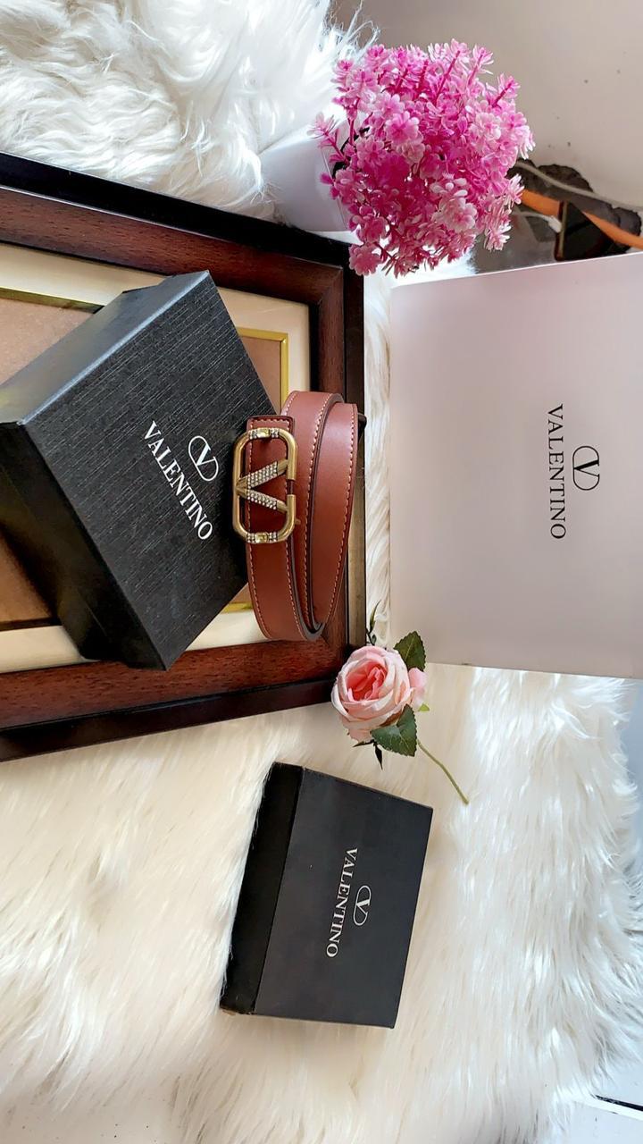 Luxury Designer-Style Leather Belt with Statement Buckle