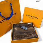 Luxury-Inspired Monogram Winter Shawl