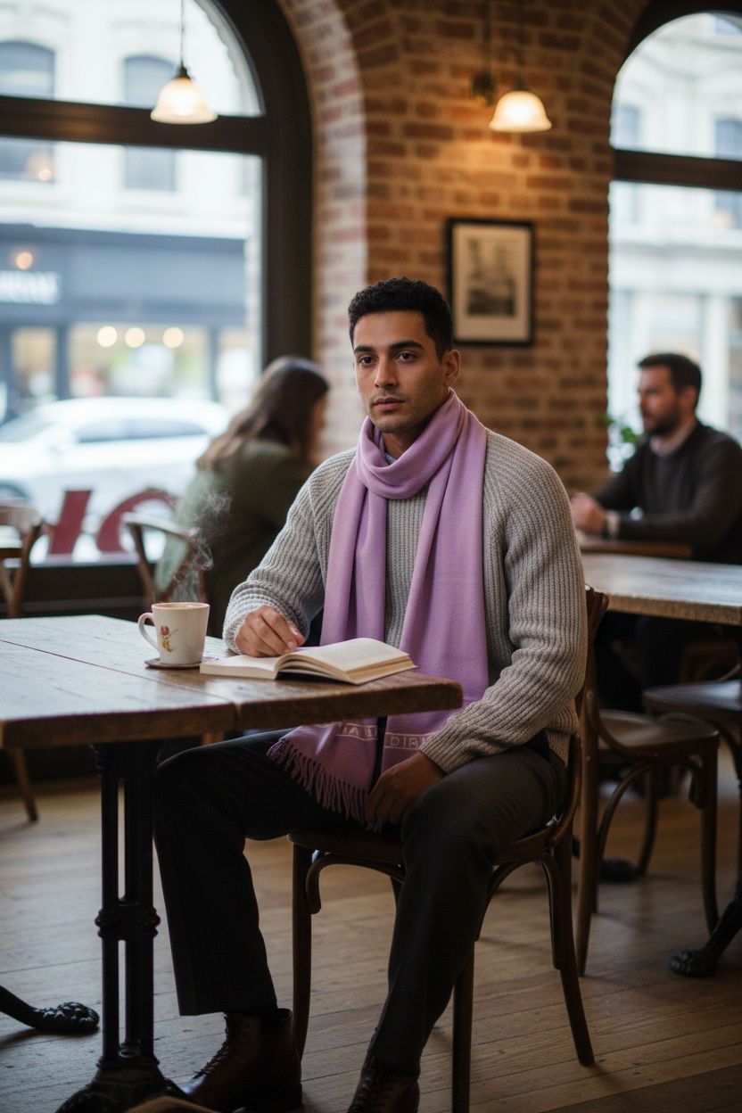 Unisex Winter Scarf for Men & Women | Soft Warm Acrylic Blend Stole