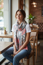Printed Winter Wrap for Men & Women | Warm Soft Knit Scarf