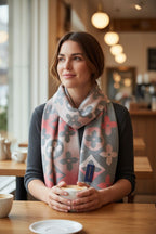 Printed Winter Wrap for Men & Women | Warm Soft Knit Scarf
