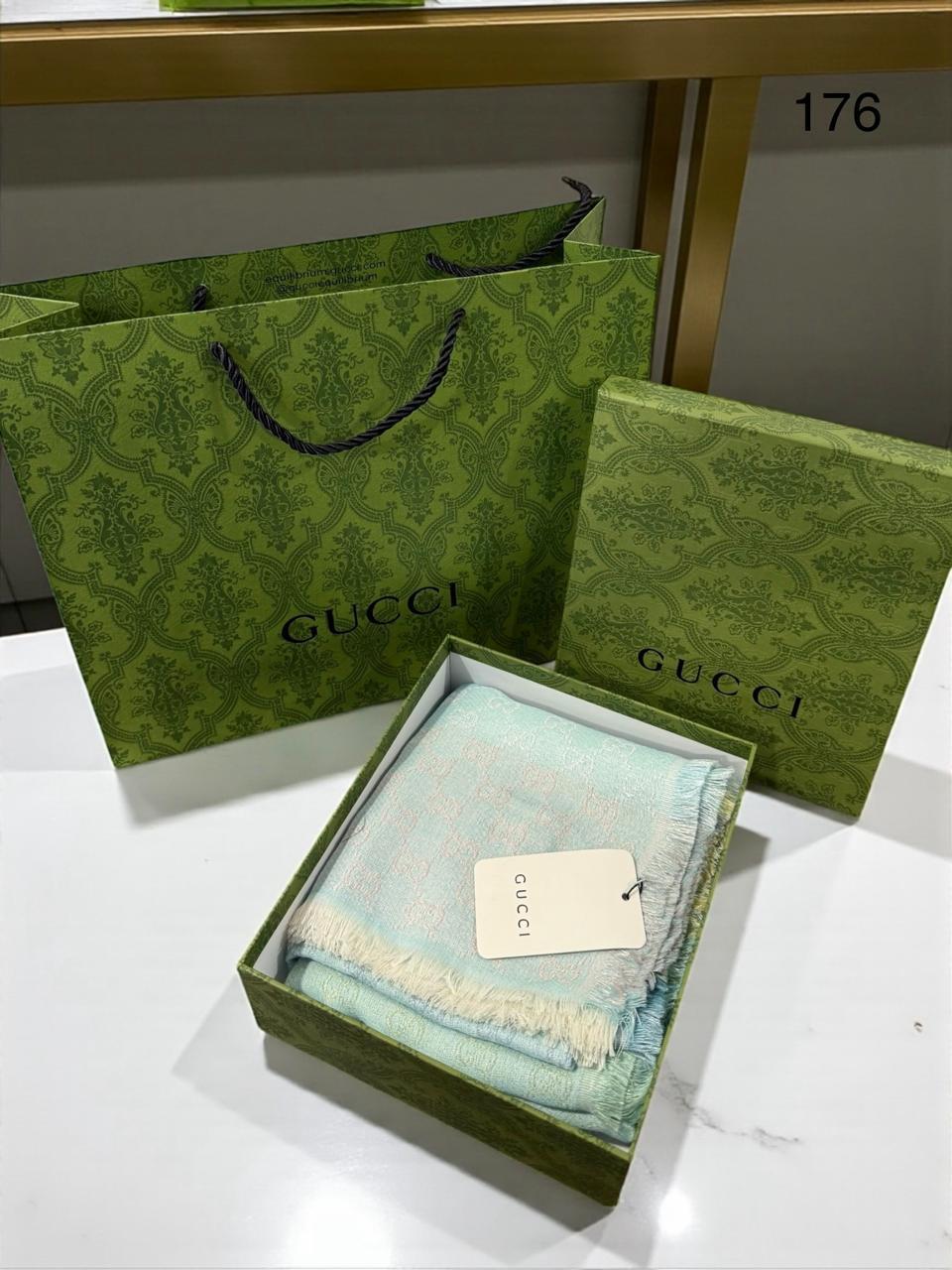 Luxury Patterned Winter Scarf with Fringe Finish