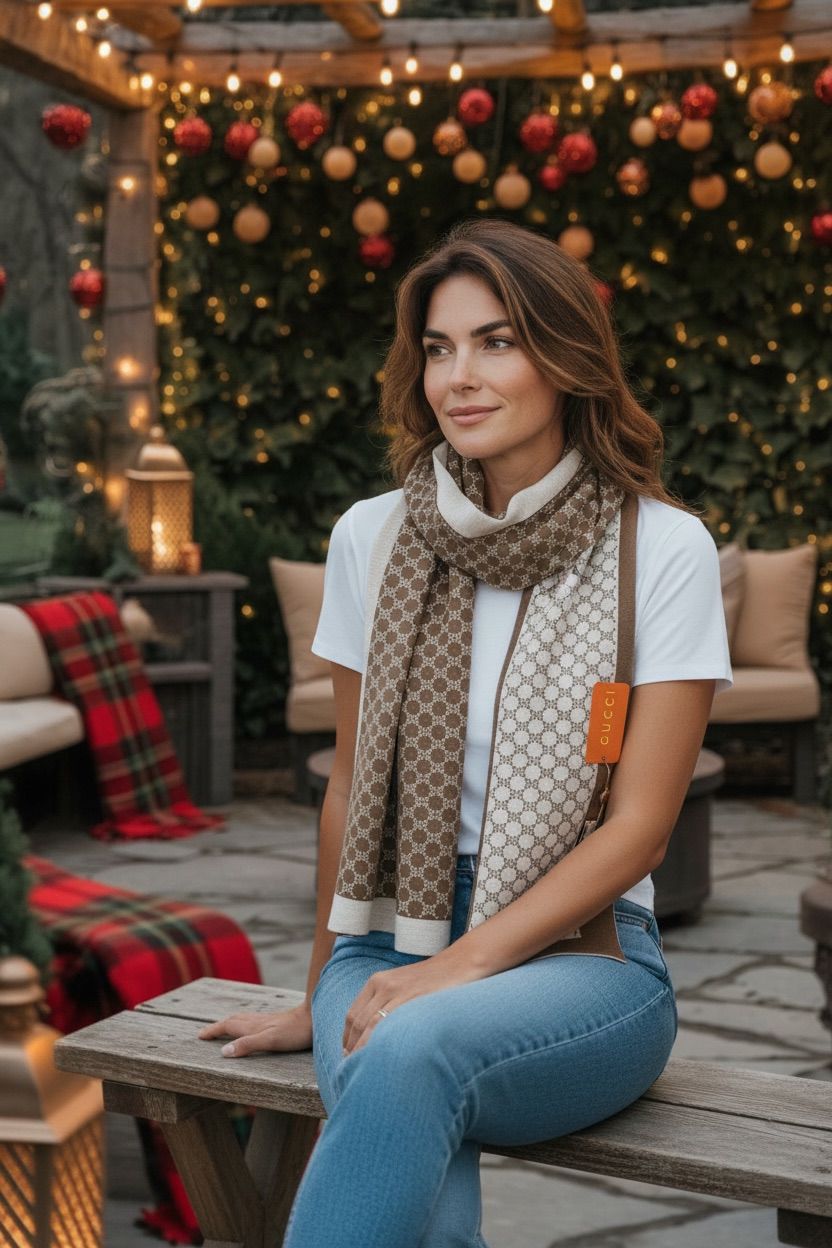 Premium Winter Jacquard Shawl with Elegant Pattern