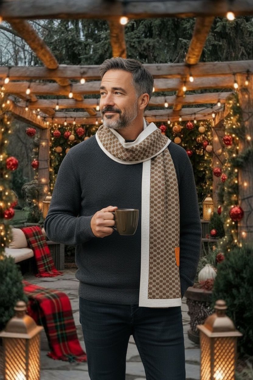 Premium Winter Jacquard Shawl with Elegant Pattern