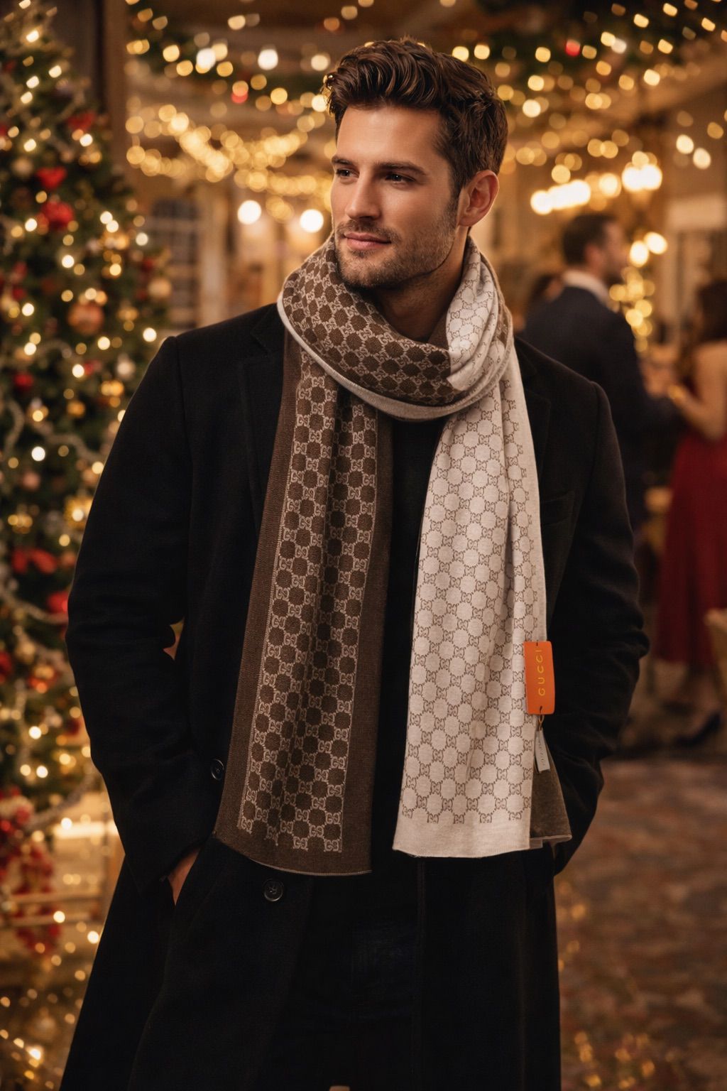 Premium Winter Jacquard Shawl with Elegant Pattern