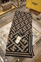 Premium Geometric Knit Winter Scarf for Men & Women