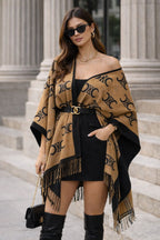 Luxury Monogram Style Winter Stole for Men & Women