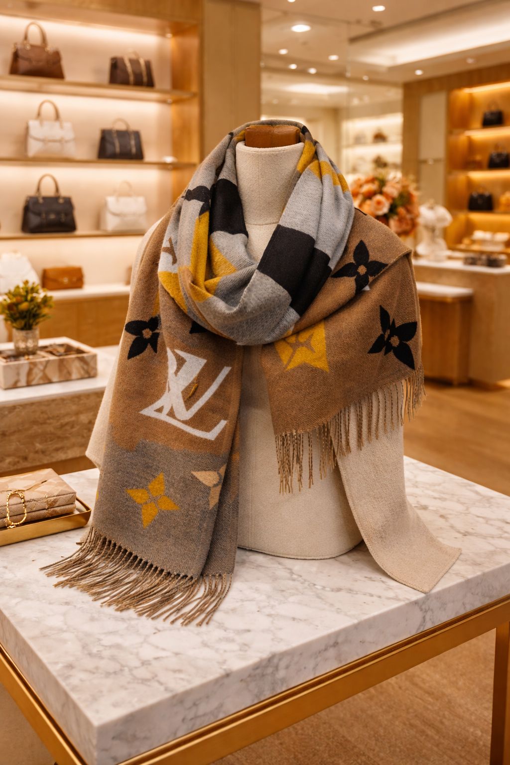 Premium Winter Wool Blend Scarf for Women – Soft & Warm