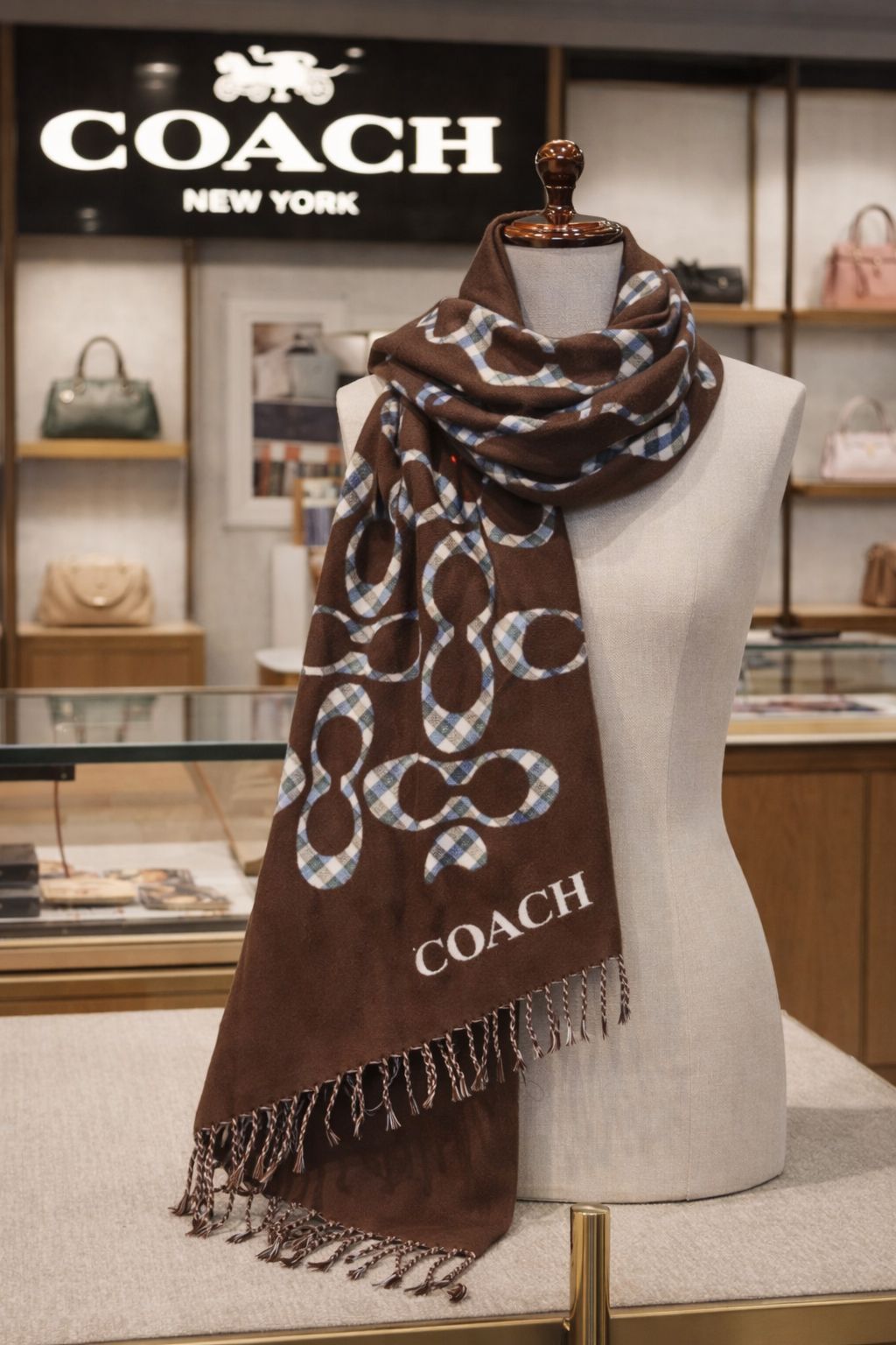 Unisex Luxury Pattern Winter Stole – Soft Warm Fashion Scarf