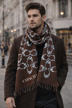 Unisex Luxury Pattern Winter Stole – Soft Warm Fashion Scarf