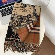 Classic Check & Heritage Print Winter Scarf – Unisex