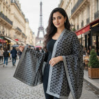 Elegant Geometric Print Lightweight Scarf – Unisex