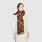 Luxury Monogram Pattern Winter Scarf – Unisex