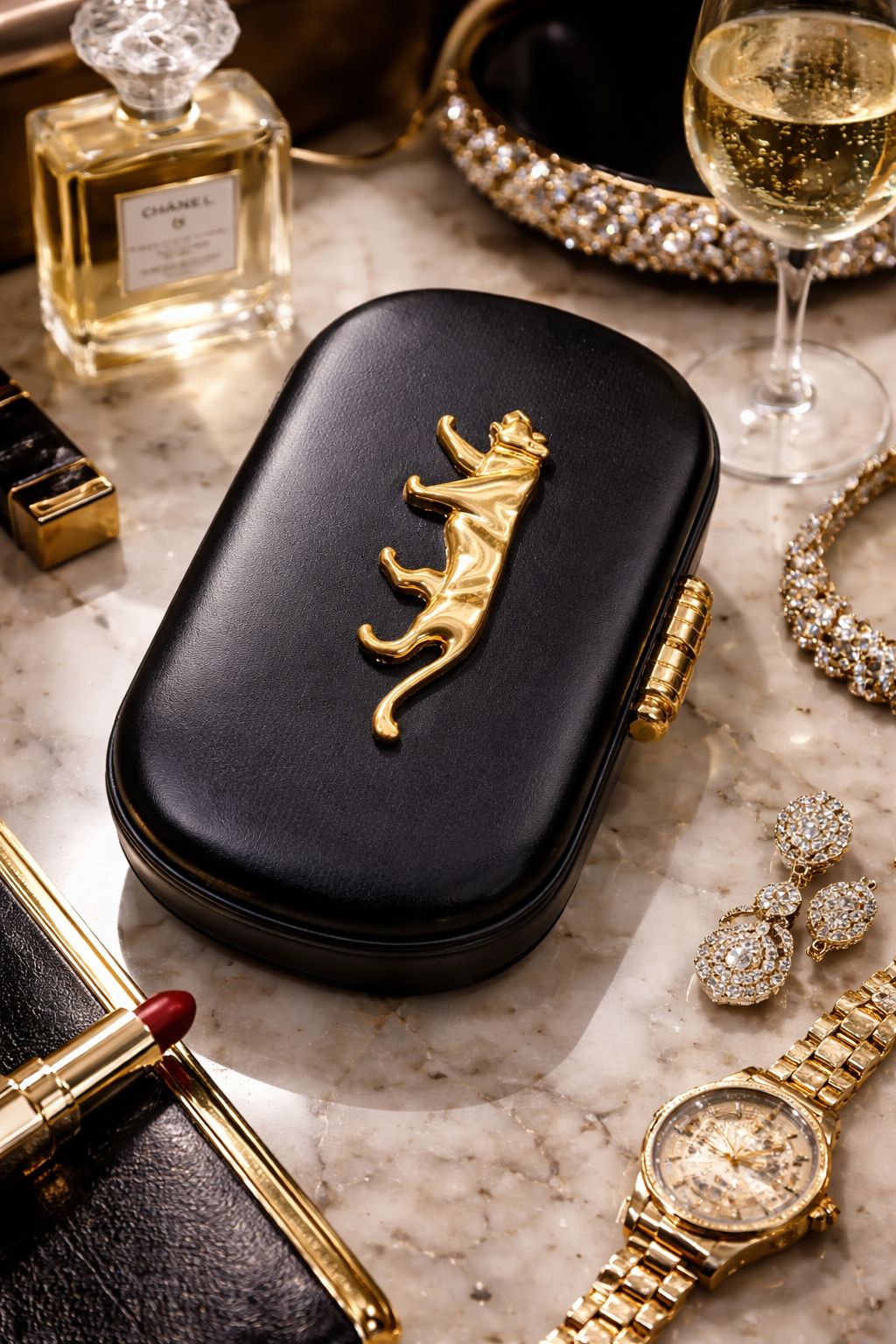 Panther Clutch – Bold & Elegant Statement Piece