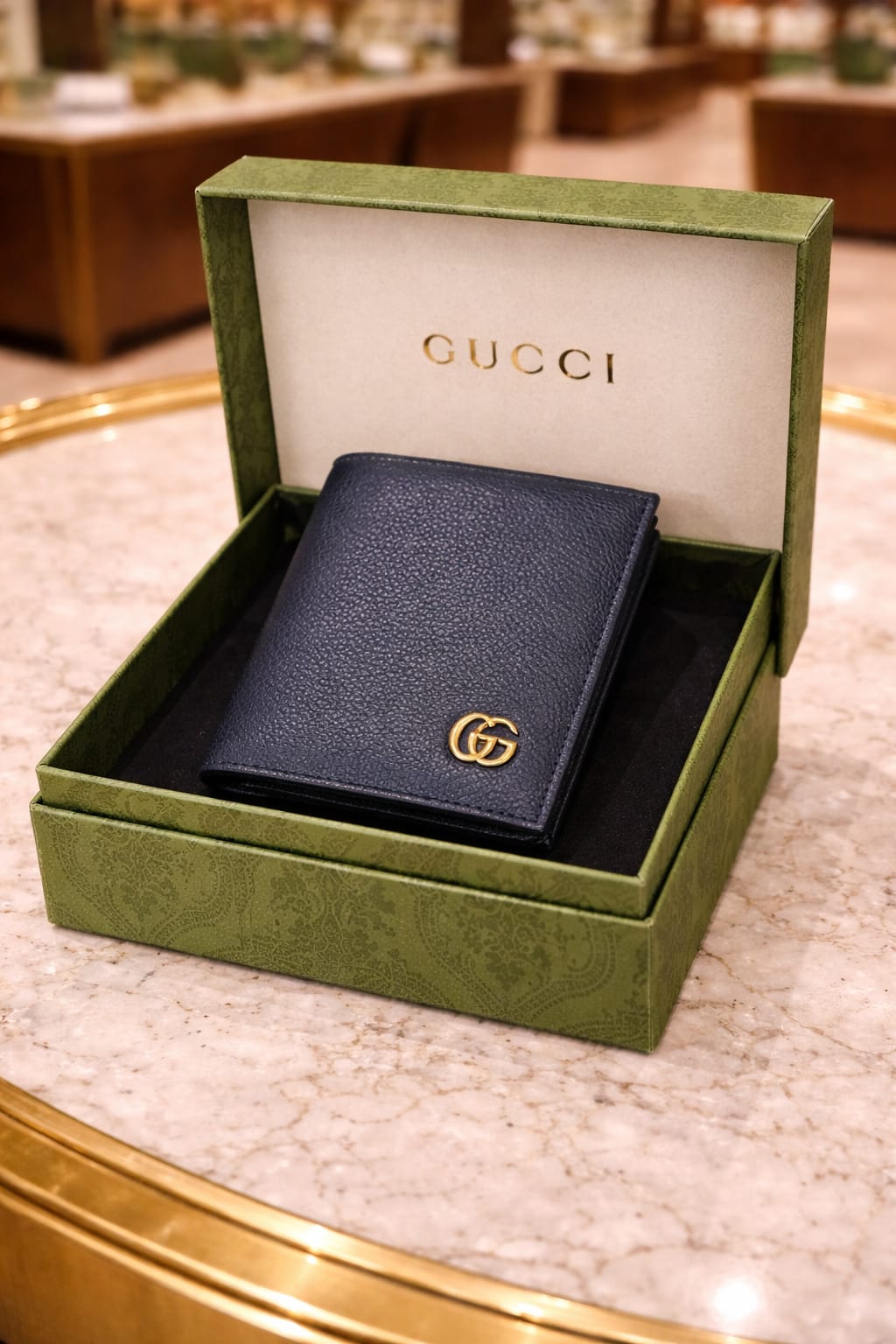Luxury Stripe  Bi-Fold Wallet for Men