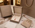 Premium Gold Tone Red Pendant Necklace for Girls & Women