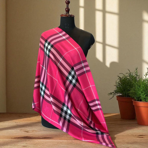 Burberry Signature Stole – First Copy Semi-Cotton Check Wrap (Unisex)