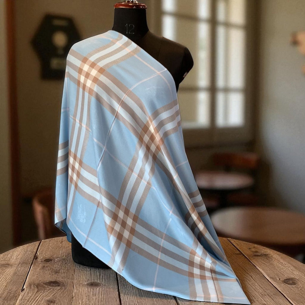 Burberry Signature Stole – First Copy Semi-Cotton Check Wrap (Unisex)