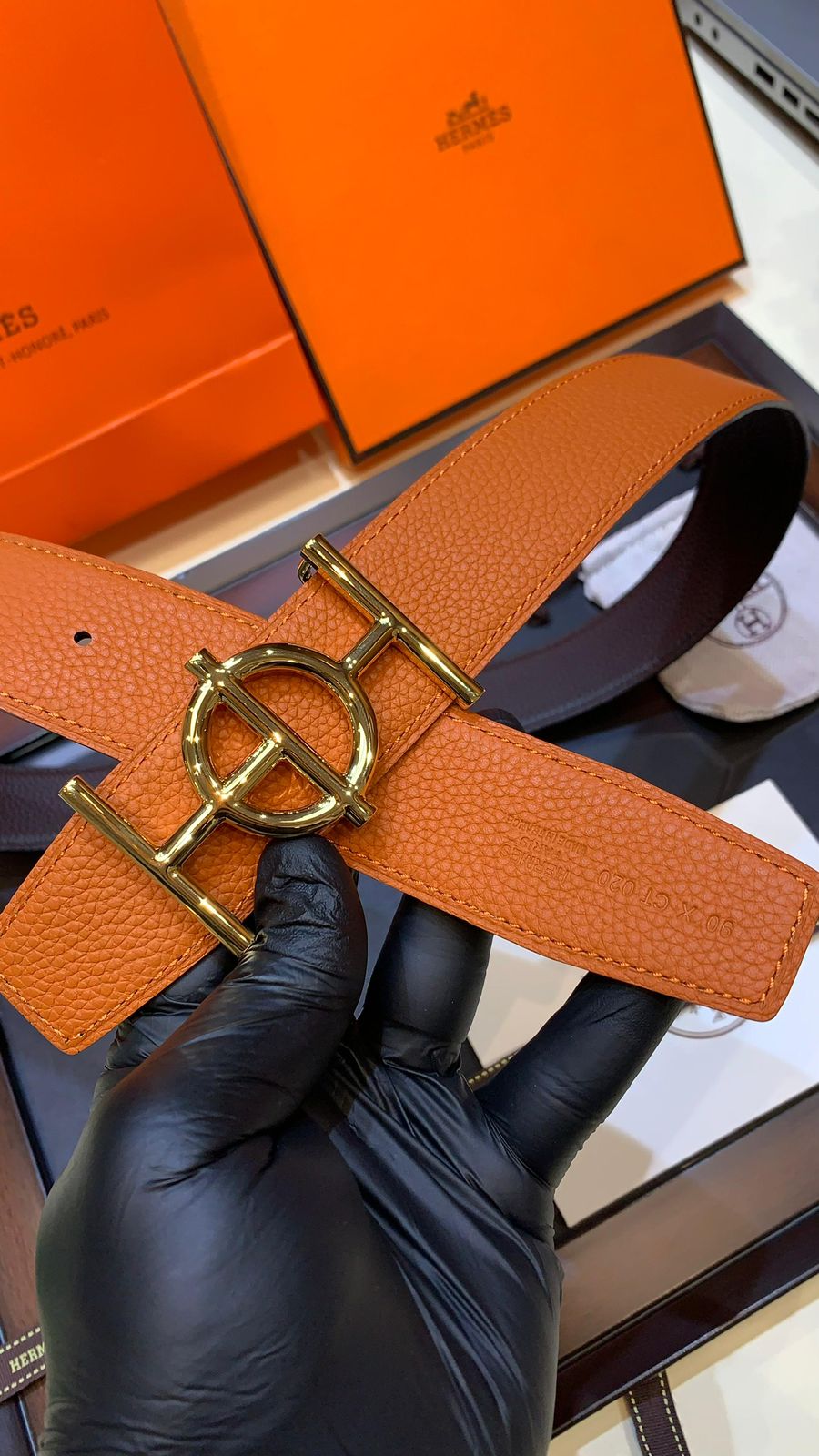 Luxury First Copy Hermès Leather Belt – Unisex Style