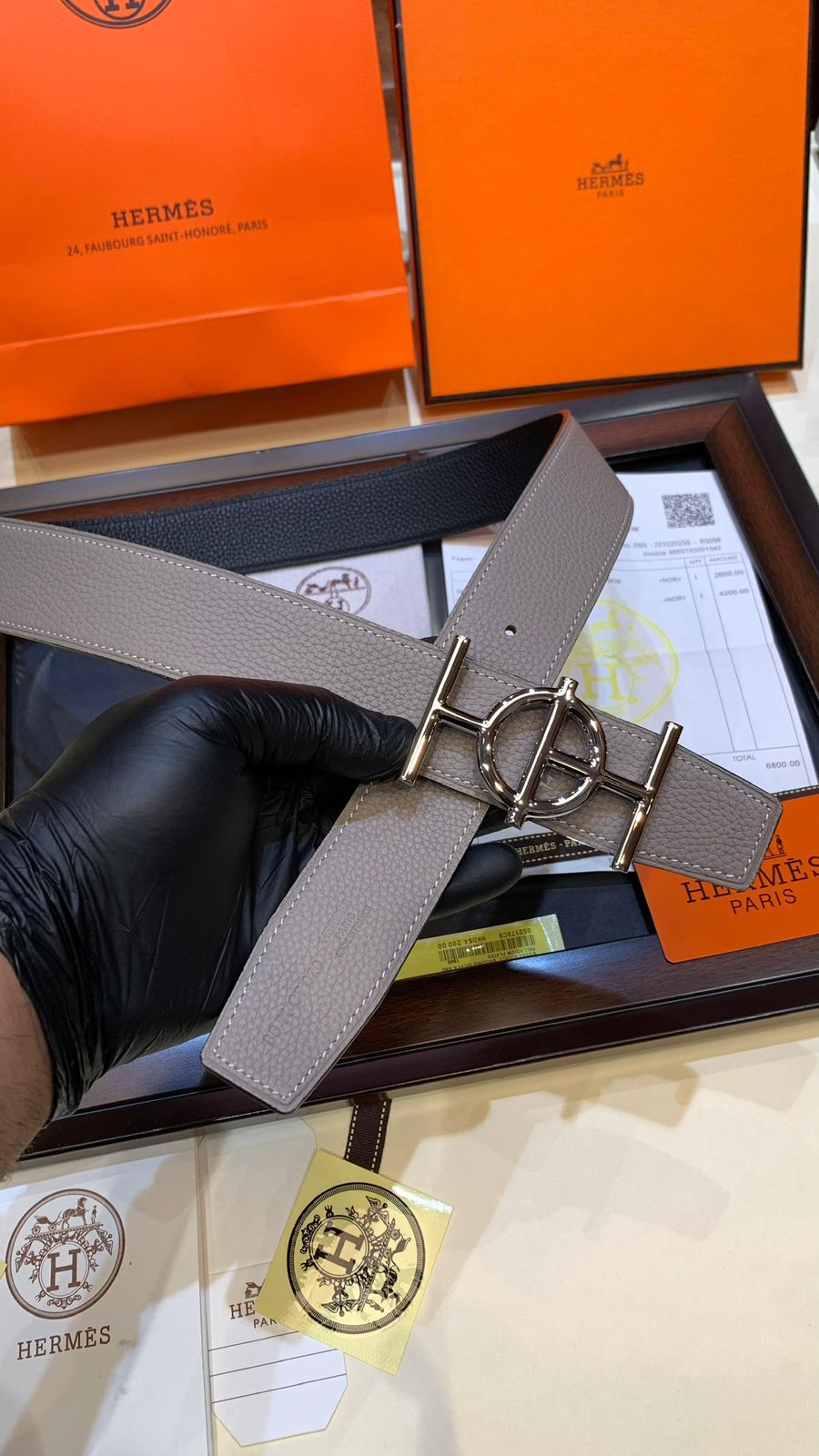 Luxury First Copy Hermès Leather Belt – Unisex Style