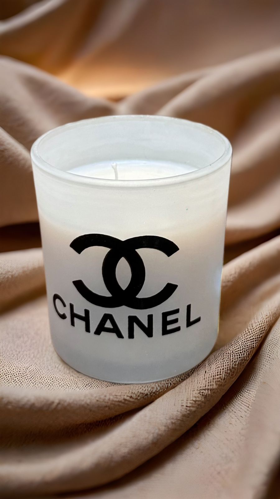 Chanel Luxury Scented Candle – First Copy Frosted Glass Jar