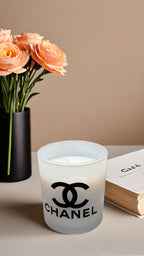 Chanel Luxury Scented Candle – First Copy Frosted Glass Jar