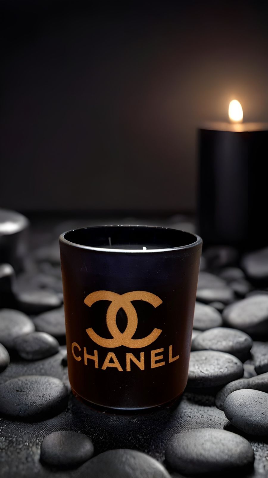 Chanel Luxury Scented Candle – First Copy Frosted Glass Jar