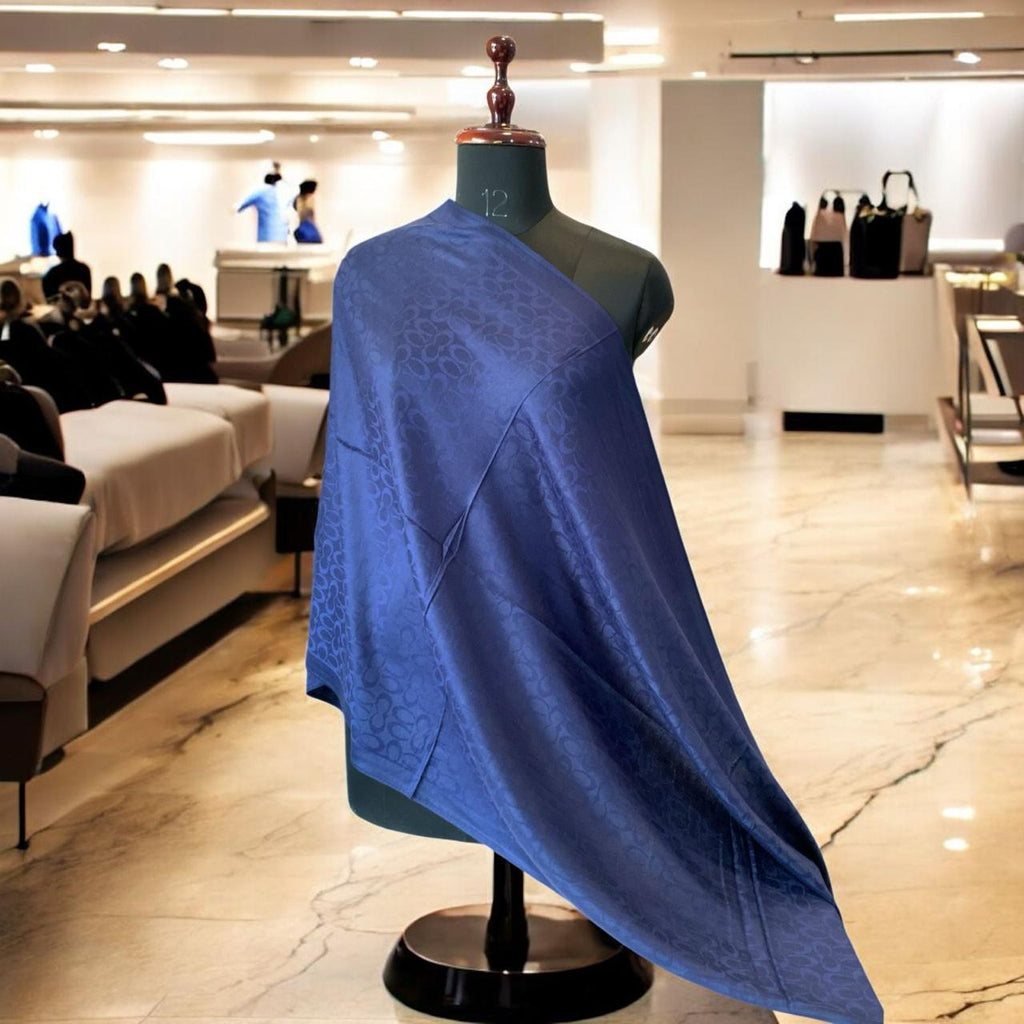 Luxury Designer Monogram Stole – Premium Winter Collection