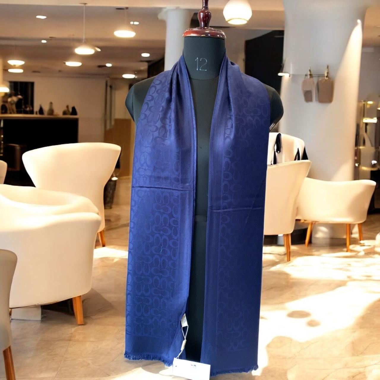 Luxury Designer Monogram Stole – Premium Winter Collection