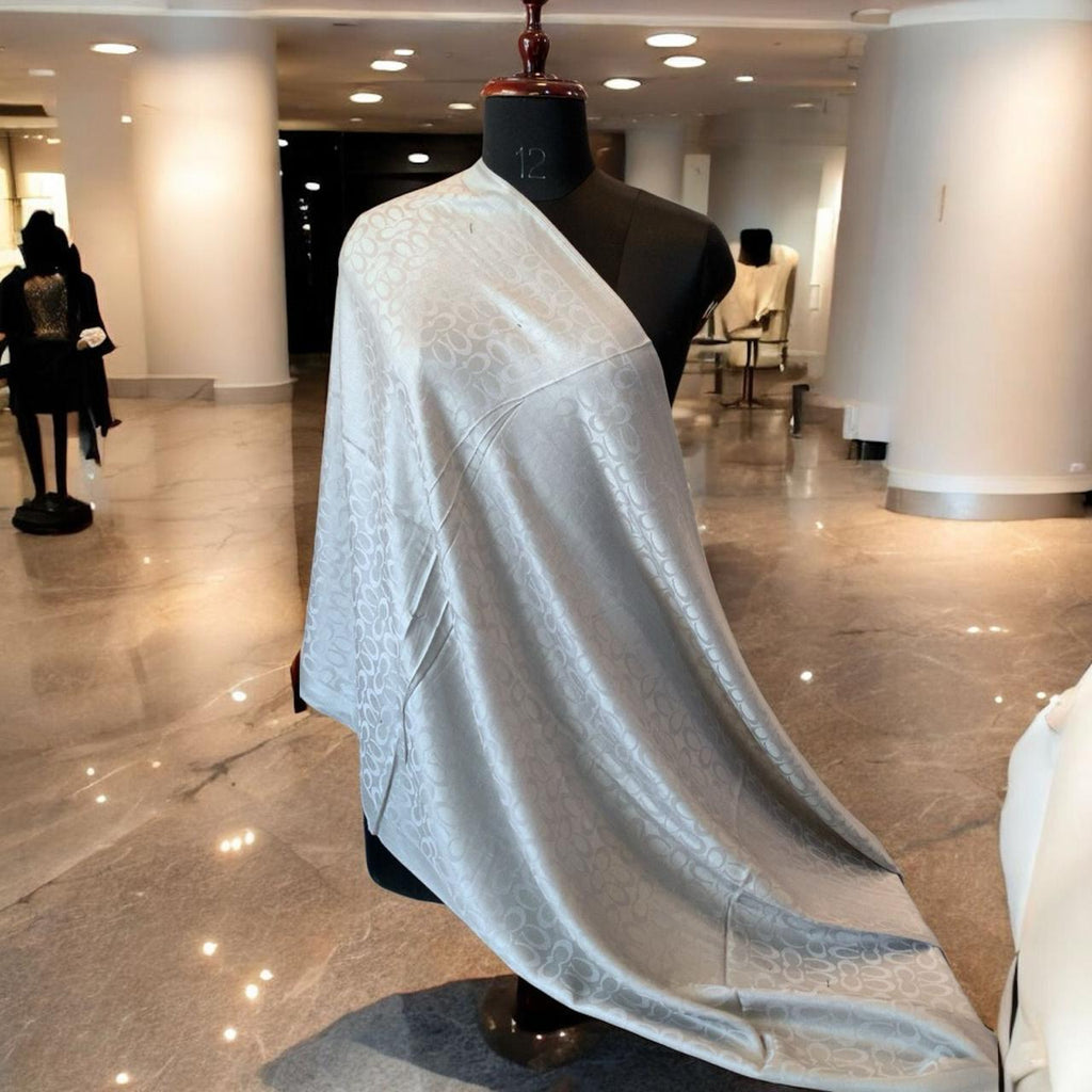 Luxury Designer Monogram Stole – Premium Winter Collection