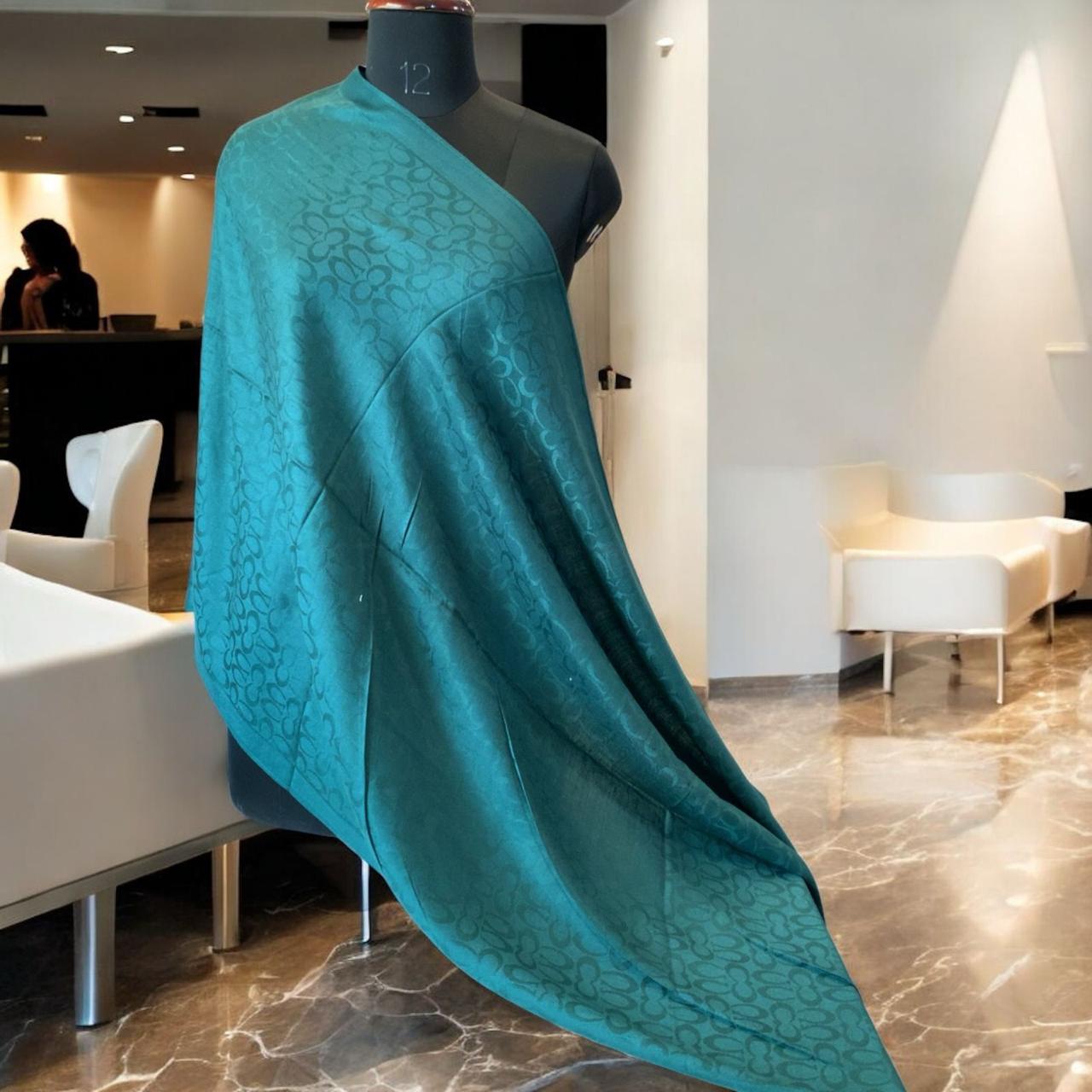 Luxury Designer Monogram Stole – Premium Winter Collection