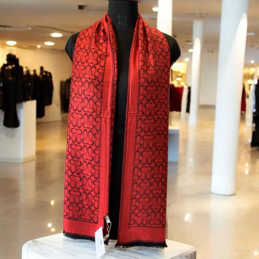 Luxury Designer Monogram Stole – Premium Winter Collection
