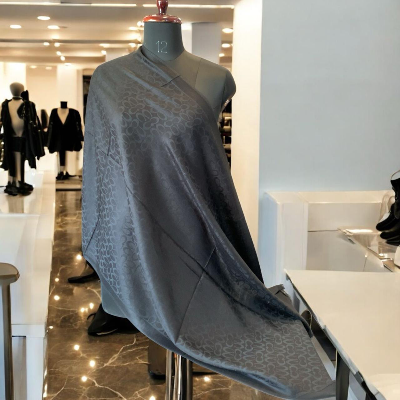 Luxury Designer Monogram Stole – Premium Winter Collection