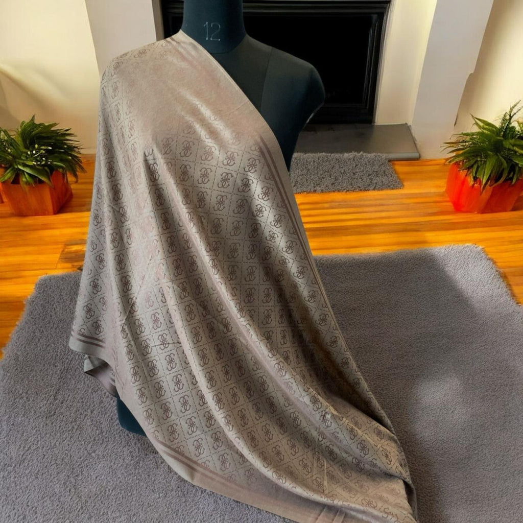 Signature Designer Monogram Stole – Premium Unisex Winter Wrap