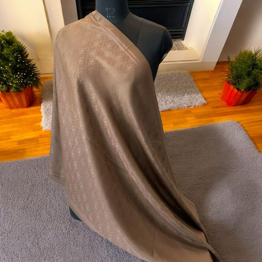 Signature Designer Monogram Stole – Premium Unisex Winter Wrap