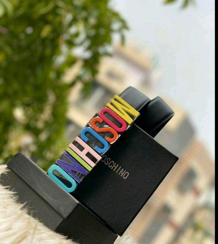 Premium Statement Letter Buckle Belt