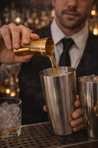 Luxury Flask & Shot Glass Travel Set – Designer-Inspired Barware Kit